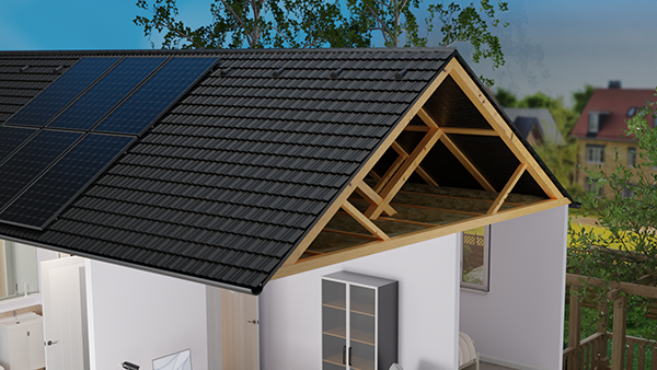 3D House Roof